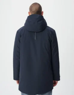 Parka à capuche marine WATERPROOF Homme