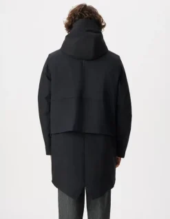 Parka 2-en-1 noire WATERPROOF et gilet sans manches Homme