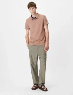 Polo manches courtes coton modal Homme