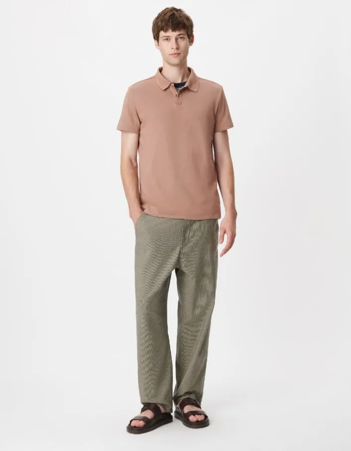 Polo manches courtes coton modal Homme