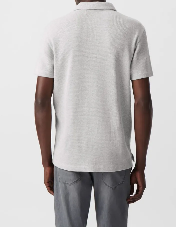 Polo REGULAR nuage coton bio maille nid d'abeille Homme