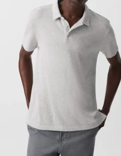 Polo REGULAR nuage coton bio maille nid d'abeille Homme