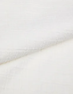 Polo zippé blanc jacquard carreaux Homme