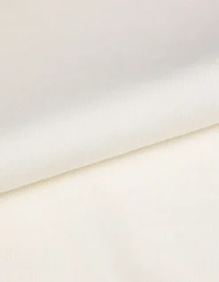 Pull encolure V blanc 100% laine Femme