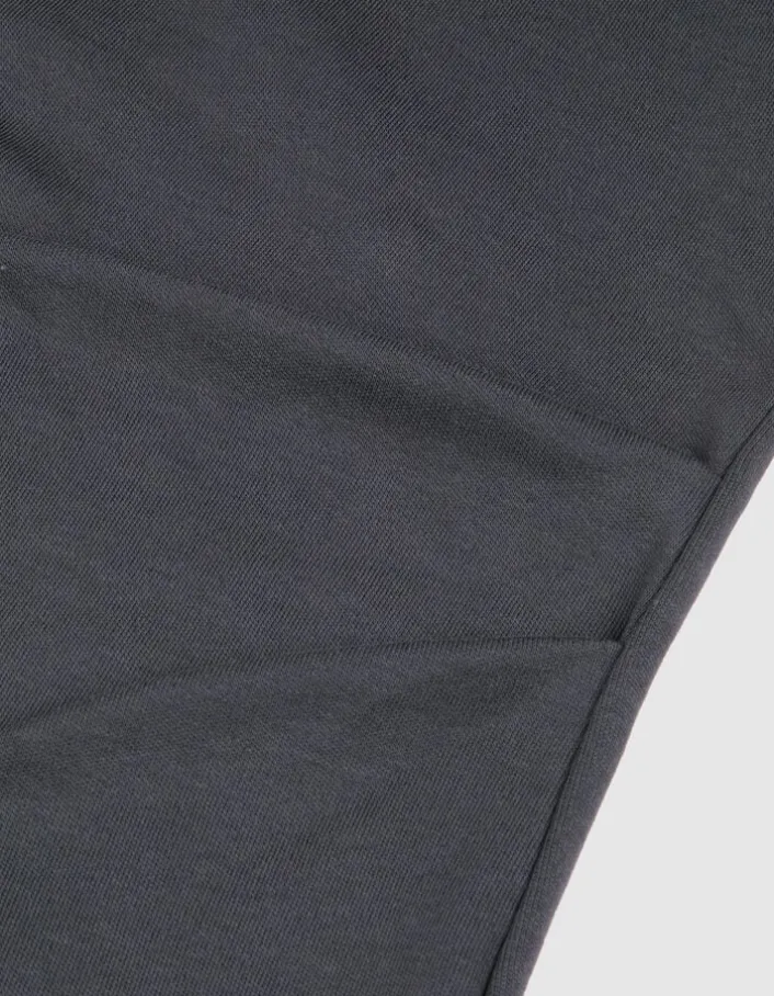 Robe grise forme T-shirt Femme