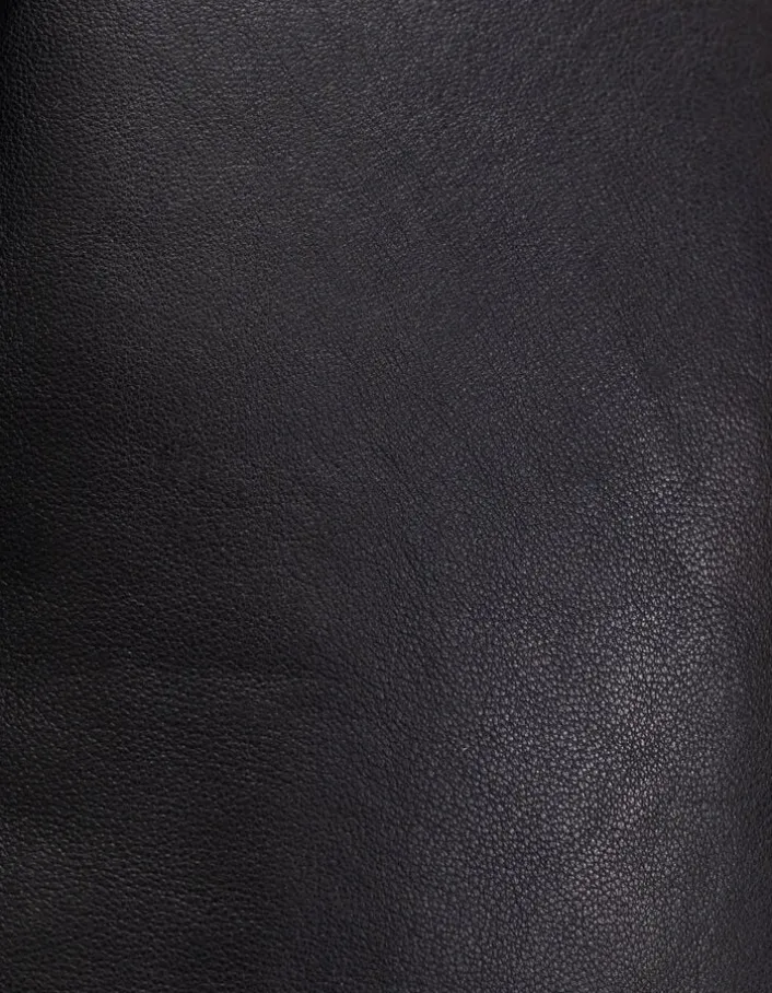 Sac banane 1440 noir cuir Femme