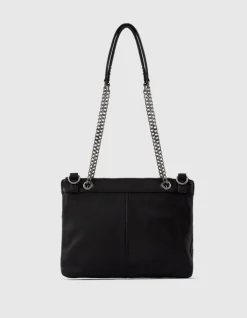 Sac 1440 Reporter cuir matelassé double pochette Femme