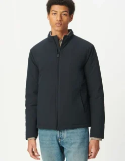 Sous-doudoune marine col montant Homme