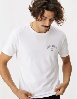 T-shirt blanc visuel montagne ABSOLUTE DRY Homme