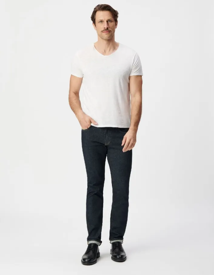T-shirt L'Essentiel blanc col V Homme