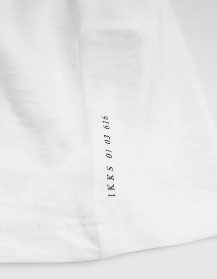 T-shirt L'Essentiel blanc col V Homme