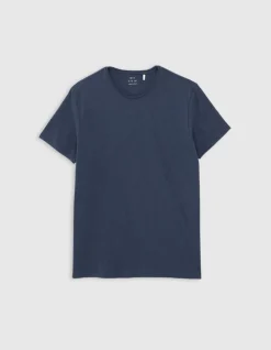 T-shirt L'Essentiel petrol coton bio col rond Homme