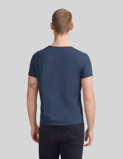 T-shirt L'Essentiel petrol coton bio col rond Homme