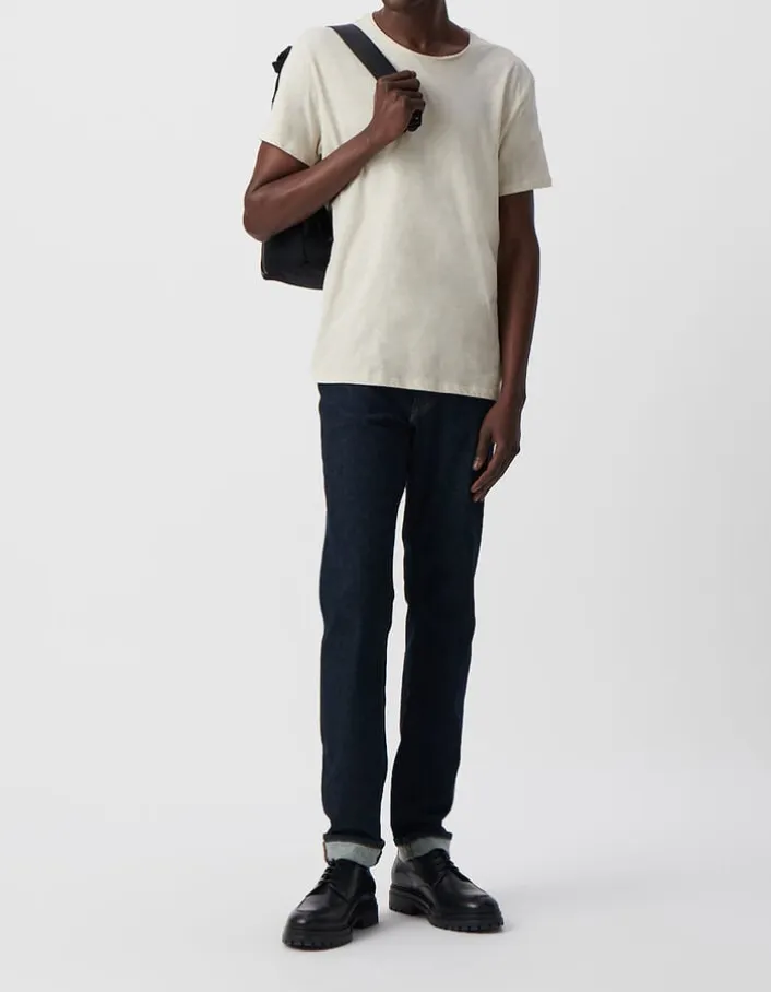 T-shirt L'Essentiel stuck coton bio col rond Homme