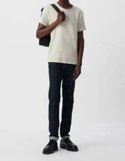 T-shirt L'Essentiel stuck coton bio col rond Homme