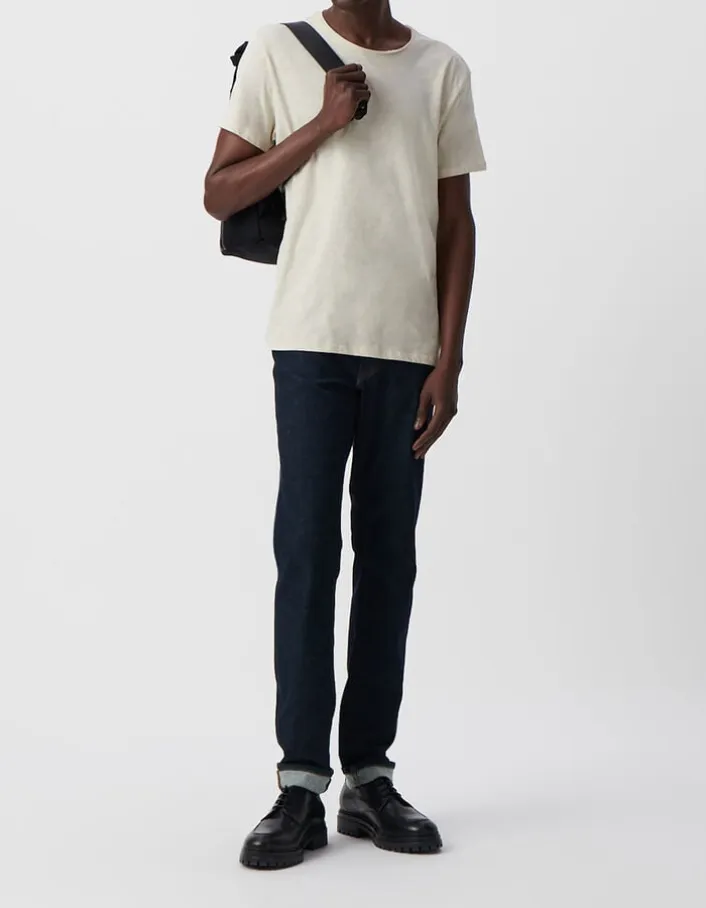 T-shirt L'Essentiel stuck coton bio col rond Homme