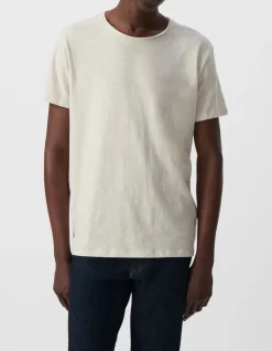 T-shirt L'Essentiel stuck coton bio col rond Homme