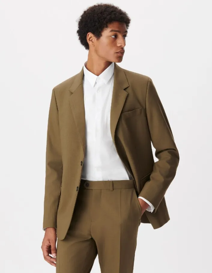 Veste de costume kaki TRAVEL SUIT Homme