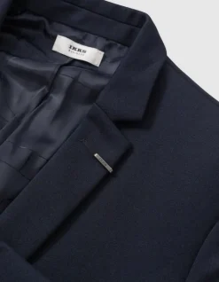Veste de costume slim marine maille Milano Homme