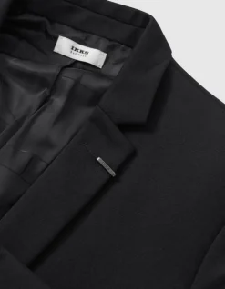 Veste de costume SLIM noire maille Milano Homme