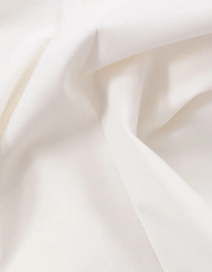 Veste de tailleur blanche ajustée maille Milano Femme