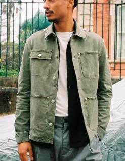 Veste saharienne kaki multipoches Homme