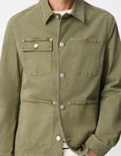 Veste saharienne kaki multipoches Homme