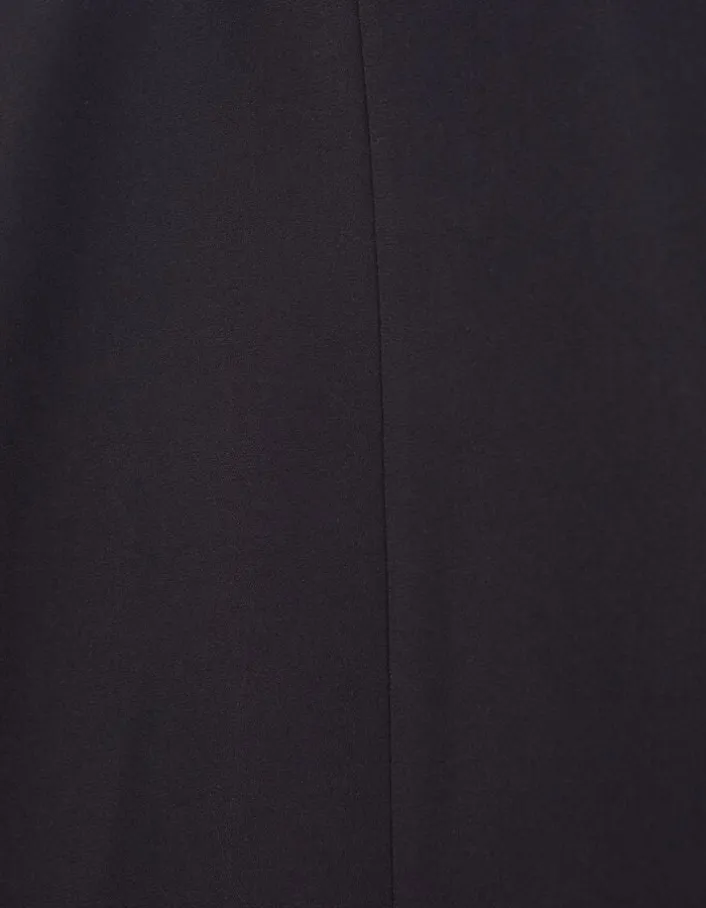 Veste tailleur en crêpe coloris noir femme
